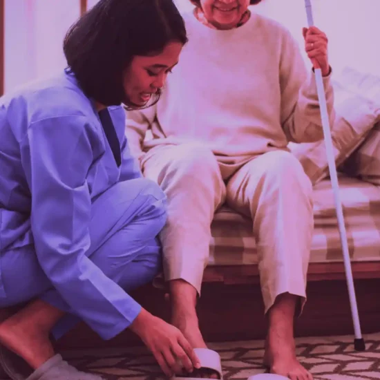 Elderly care givers in India