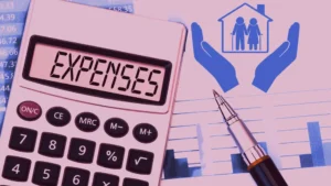 A caregiver and elderly man at home in India with a cost comparison chart in the background, as Samarth Eldercare breaks down in-home elder care pricing