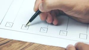 NRI reviewing financial documents of elderly parents in India